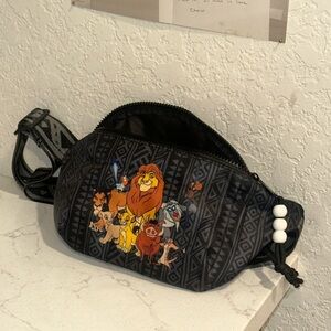 Disney Parks Lion King Fanny Pack black bag adjustable